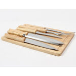 SET DE CUCHILLOS NEGRO HM-036 ( HM-036 - HM036 - COCINA,TABLAS DE QUESO Y SETS DE VINO,TABLAS ) - Imagen 2