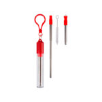 POPOTE METÁLICO ROJO HM-037R ( HM-037 - HM037 - ,CUBIERTOS ) - Imagen 6