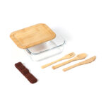 CONTENEDOR KISUMU BAMBÚ HM-052C ( HM-052 - HM052 - CONTENEDORES DE ALIMENTOS )