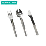 JUEGO DE CUBIERTOS JARKOV AZUL ACERO HM-073A ( HM-073 - HM073 - CUBIERTOS ) - Imagen 4