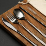 JUEGO DE CUBIERTOS CIMAHI ROSA METALICO HM-074GD ( HM-074 - HM074 - CUBIERTOS ) - Imagen 3