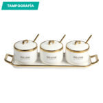 SET DE CONTENEDORES MARINCOLI BLANCO HM-094B ( HM-094 - HM094 - COCINA ) - Imagen 2