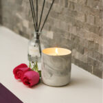 VELA MARAUSA GRIS HM-099G ( HM-099 - HM099 - DECORACIÓN ) - Imagen 3