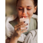 VELA SOAVE NARANJA HM-101O ( HM-101 - HM101 - DECORACIÓN ) - Imagen 3