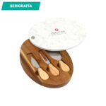 SET DE QUESOS PIKINE BLANCO HM-108B ( HM-108 - HM108 - TABLAS,TABLAS DE QUESO Y SETS DE VINO ) - Imagen 3