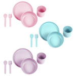 SET DE 5 PIEZAS NANGIS AZUL PASTEL HM-160A ( HM-160 - HM160 - CONTENEDORES DE ALIMENTOS ) - Imagen 2