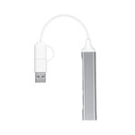 HUB 013 S - CONCENTRADOR DE PUERTOS HALT (PLATA - ALUMINIO - PLASTICO) - Imagen 6