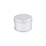 ESTUCHE METÁLICO REDONDO PLATA I-001 ( I-001 - I001 - ESTUCHES DE RELOJ )