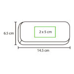 ESTUCHE METÁLICO RECTANGULAR PLATA I-003 ( I-003 - I003 - ESTUCHES DE RELOJ ) - Imagen 2