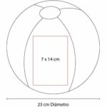 PELOTA DE PLAYA BLANCO INF 015 B (PLÁSTICO) - Imagen 2