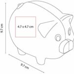ALCANCÍA PUERQUITO ROSA TRASLUCIDO INF 040 P (PLÁSTICO) - Imagen 2