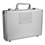 MALETÍN DE POKER BELLAGIO PLATA JM 004 (METAL ESTUCHE - PLÁSTICO FICHAS Y DADOS) - Imagen 2