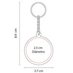 LLAVERO ANTI-STRESS PLATA K 100 S (PU) - Imagen 2