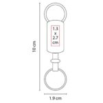 LLAVERO CASA-COCHE PLATA K 63290 (METAL) - Imagen 3