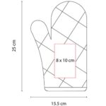 GUANTE PARA COCINA BLANCO KTC 004 (ALGODÓN) - Imagen 3