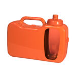 KTC 007 O - LONCHERA KLEUR NARANJA (NARANJA - PLASTICO - PET)