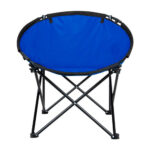 SILLA RUNDA AZUL KTC 034 A (POLIÉSTER SILLA - ACERO ESTRUCTURA) - Imagen 2