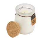 KTC 440 B - VELA VANILLE (BLANCO - VIDRIO - PARAFINA - CORCHO) - Imagen 3