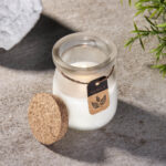 KTC 440 B - VELA VANILLE (BLANCO - VIDRIO - PARAFINA - CORCHO) - Imagen 5