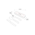 SET DE CUBIERTOS THAI ROSA KTC 590 P (PLÁSTICO - FIBRA DE TRIGO)