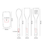 KTC 606 BE - SET DE UTENSILIOS AVIVA (BEIGE - BAMBU) - Imagen 3