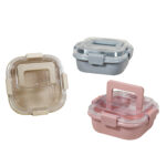 KTC 608 P - LONCHERA YEMEK ROSA (ROSA - PLASTICO - FIBRA DE TRIGO) - Imagen 6