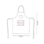 KTC 610 G - MANDIL SAYER GRIS (GRIS - ALGODON RECICLADO) - Imagen 2