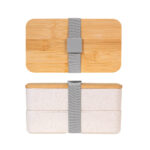 KTC 612 BE - PORTAVIANDAS TURM BEIGE (BEIGE - FIBRA DE TRIGO - BAMBU EN TAPA) - Imagen 2