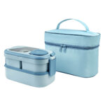 KTC 613 A - SET PORTAVIANDAS AMANDA AZUL (AZUL - POLIESTER - ALUMINIO - PLASTICO) - Imagen 5