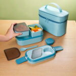 KTC 613 A - SET PORTAVIANDAS AMANDA AZUL (AZUL - POLIESTER - ALUMINIO - PLASTICO) - Imagen 9