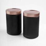 KTC 810 N - SET DE CONTENEDORES CANNES NEGRO (NEGRO - METAL)