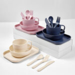 KTC 900 A - VAJILLA INDIVIDUAL ZEKE AZUL (AZUL - PLASTICO - FIBRA DE TRIGO) - Imagen 4