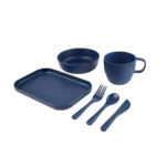 KTC 900 A - VAJILLA INDIVIDUAL ZEKE AZUL (AZUL - PLASTICO - FIBRA DE TRIGO) - Imagen 2