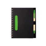 LIBRETA ECOLÓGICA SIDNEY VERDE LB-005V ( LB-005 - LB005 - LIBRETAS,CON BOLÍGRAFO,ESPIRAL )