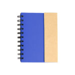 LIBRETA ECOLÓGICA GÉNOVA AZUL LB-010A ( LB-010 - LB010 - ECOLÓGICAS,CON BOLÍGRAFO,ESPIRAL )