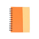 LIBRETA ECOLÓGICA GÉNOVA NARANJA LB-010O ( LB-010 - LB010 - ECOLÓGICAS,CON BOLÍGRAFO,ESPIRAL )