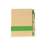 LIBRETA ECOLÓGICA VERDE LB-033V ( LB-033 - LB033 - LIBRETAS,ECOLÓGICAS,CON BOLÍGRAFO )