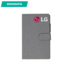 LIBRETA LIVORNO GRIS LB-057G ( LB-057 - LB057 - CON BOLÍGRAFO ) - Imagen 3