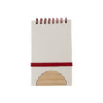 LIBRETA BRIANZA ROJO PALIDO LB-073R ( LB-073 - LB073 - ECOLÓGICAS,ESPIRAL,LIBRETAS )