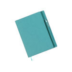 LIBRETA DUQM VERDE TURQUESA LB-082V ( LB-082 - LB082 - CON BOLÍGRAFO )