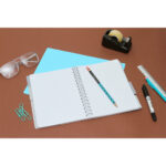 LIBRETA CORCOLLE GRIS CLARO LB-094G ( LB-094 - LB094 - ESPIRAL ) - Imagen 6