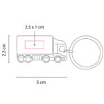 LLAVERO CAMION ETRETRIA PLATA M 63271 S (METAL) - Imagen 3