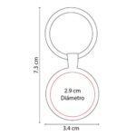 LLAVERO RUBENS PLATA M 63283 (METAL) - Imagen 3