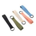 M 7989 A - LLAVERO TISSU AZUL (AZUL - METAL - POLIESTER) - Imagen 4