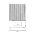 M 7995 N - PORTA PASAPORTE MAGGIORE (NEGRO - CURPIEL) - Imagen 5