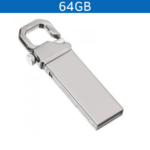 MEMORIA USB CANDADO 64GB (USB426-U) PLATA - Imagen 3