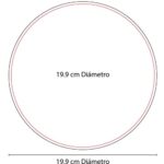 MOUSE PAD REDONDO NEGRO MOP 001 N (POLIURETANO) - Imagen 2