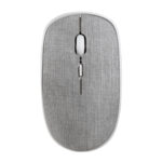 MOU 090 G - MOUSE WELLE GRIS (GRIS - PLASTICO - POLIESTER)