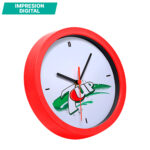 RELOJ DE PARED DE PLÁSTICO VERDE PD-002V ( PD-002 - PD002 - PARED Y ESCRITORIO ) - Imagen 4