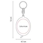 LLAVERO FLEXÓMETRO OVALADO ROJO TRASLUCIDO PRO 008 RT (PLÁSTICO) - Imagen 2